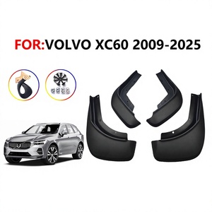 FOR Volvo XC60 Mudguards 2018 2024 <b>Plastic</b> Black Tire Deflectors Car Accessories - Product Image 5