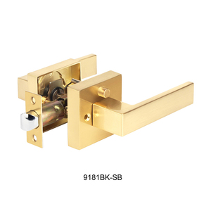 Nhà Máy Giá Thị Trường Mỹ Nhập Keyed Bảo Mật Passage Dummy Hợp Kim Kẽm Lever Set Đôi Xử Lý Khóa Cửa - Product Image 2