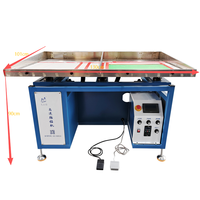 Machine automatique de fixation de strass pour vêtements en acier inoxydable DSMC, haute efficacité, double axe, brossage 30W 220V CE