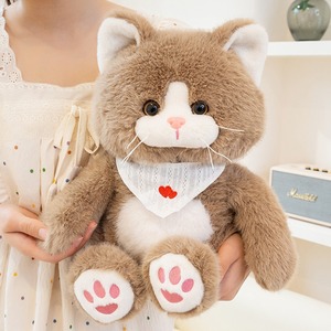 ตุ๊กตาแมวน้อยน่ารัก ขายส่ง ของเล่นตุ๊กตาขนนุ่มพิเศษ ใยฝ้าย PP ปลอดสารพิษ คุณภาพสูง ตกแต่งบ้านสไตล์โกโก้ - Product Image 2