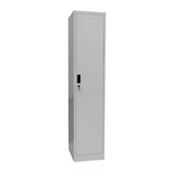Casier du personnel 1 porte armoire casier en métal armoire école salle de sport vêtements placard de rangement armoire porte unique casier en acier