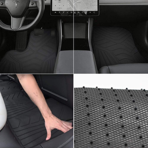 Accessori interni auto 2D TPE pavimento di alta qualità Anti-salto tappetini rivestimento per pavimento misura per <span class=keywords><strong>RENAULT</strong></span> TRAFIC VAN 2014-2018 - Product Image 6