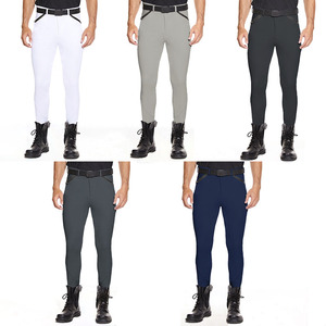 <span class=keywords><strong>Vente</strong></span> d'usine hommes équitation Leggings culotte équestre fait mince ajusté taille haute culotte équestre pour hommes avec poches - Product Image 6