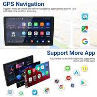Pemutar Multimedia mobil 2Din 1Din, pemutar Multimedia Android 7/9/10 inci, pemutar DVD mobil dengan fitur GPS WIFI Bluetooth, Radio mobil