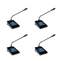 Micro de réunion professionnel à faible bruit Audio vidéo conférence système intégré microphones église filaire
