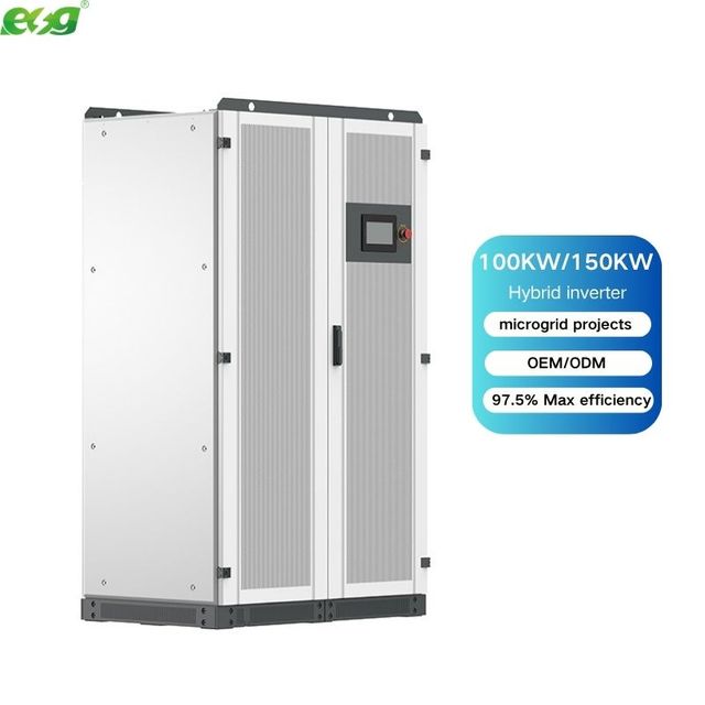 100KW/150KW Three-Phase Hybrid Inverter Microgrid Solar Power Generation System Photovoltaic on Grid/Off-Grid Inverter