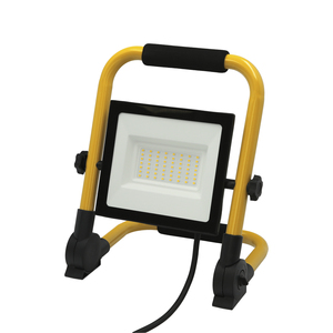 Faretto LED Piatto da 50 Watt Luce bianca 4000K. Lampada IP65 da 4000 Lumen con Maniglia per il Trasporto - Product Image 1