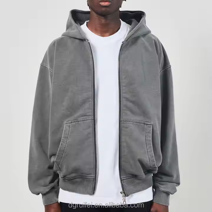 Heavyweight Oversized Washed Custom Hoodie