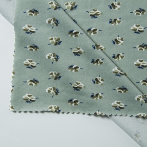 Hot Bán Chất Lượng Cao Dty Spandex Hai Bên Chải 95% Polyester 5% Spandex Áo Duy Nhất In Vải Cho Cô Gái Trang Phục - Product Image 2