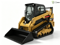 Chargeuse compacte sur chenilles d'occasion CAT 259D 2023 CE EPA EURO 5, moteur diesel, boîte de vitesses, roulement moteur, puissance 43000W