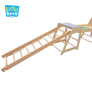 Montessori di alta qualità su misura mobili di sicurezza giocattoli arrampicata ponte cavo - Product Image 5