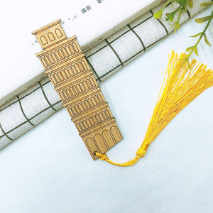 Bán Buôn Thân Thiện Với Môi Khắc Tre Bookmark Lưu Niệm Du Lịch Quà Tặng Nghiêng Tháp Pisa Đế Chế Nhà Nước Xây Dựng Tháp <span class=keywords><strong>Eiffel</strong></span> Phụ Nữ - Product Image 4