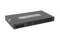 APC AP4423A (AP4423) Commutateur de transfert automatique en rack PDU de base 1U 16A 230V 2 entrées C20 8 sorties C13 1 sortie C19 50/60Hz