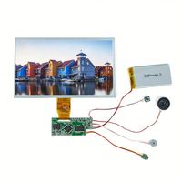Carte de module vidéo à écran LCD haute résolution sur mesure 4.3/5/7/8/10.1/13.3 pouces Micro lecteur Audio Brochure électronique