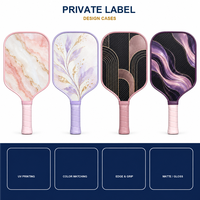 Fournisseur de raquettes de pickleball en fibre de carbone T700, surface brillante, protection des bords personnalisée, couleur et poignée au choix