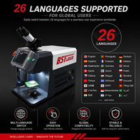 Nouvelle machine de soudage au laser YAG 200W pour bijoux, mini, portable, de précision, à souder par points, Weihong, refroidie par eau, or, argent, titane