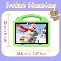 Tablet Baru 10.1 Inci untuk Anak-Anak, Tablet Edukasi Anak dengan Slot Kartu SIM, 3GB+64GB, MTK Octa Core, Baterai 4000MAH, Wi-Fi, 1280x800