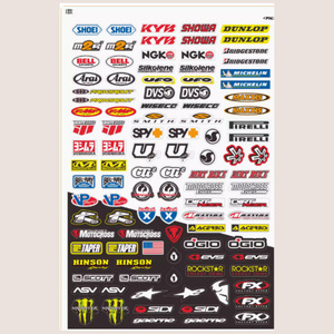Factory Effex <b>Decal</b> Stickers 90046 Vinyl Body Stickers For RC <b>Car</b> DIY Customization - Product Image 5