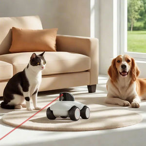 روبوت ذكي متحرك لكاميرا الحيوانات الأليفة مع كاميرا ليزر لعلاج القطط مع كاميرا O P HD WiFi مع تطبيق رؤية ليلية صوت ثنائي الاتجاه - Product Image 2