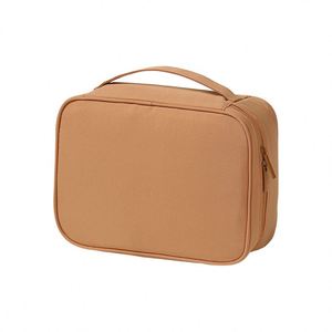 New T400 Cross-border Toiletry and Makeup Tool Storage Bag with <b>Dividers</b> Portable Oxford Cloth Stylish Unisex Travel Handbag - Product Image 5