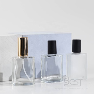 15ml nhỏ mờ rõ ràng vuông tùy chỉnh sang trọng rỗng chai nước hoa thủy tinh với bơm dầu cuộn trên chai thủy tinh với con lăn bóng - Product Image 2