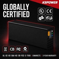 Chargeur de batterie au lithium à tension réglable KSPOWER Factory 2800W 12.6V-88V 3A-30A, intelligent, de bureau, efficacité 90%, garantie 3 ans