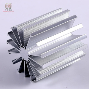 Perfil de extrusión de aluminio Serie 6000 personalizado círculo girasol disipador de calor cilindro tubo doblado punzonado servicios incluidos - Product Image 4