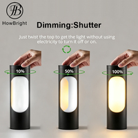Lampe de table LED moderne en aluminium à intensité variable pour Shabbat, à faible MOQ, avec prise EU/E27, idéale pour la maison juive, la chambre et le salon – Meilleures ventes