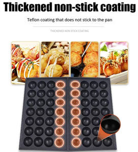 2-пластинчатая газовая/электрическая машина для производства такояки, 220 В, автоматическая машина для такояки, новое состояние - Product Image 5