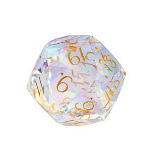 Xúc xắc thủy tinh pha lê 20 Mặt-Xúc xắc đa diện đầy màu sắc ma thuật cho các trò chơi trên bàn (DND/Dungeon & rồng đặc biệt) - Product Image 4