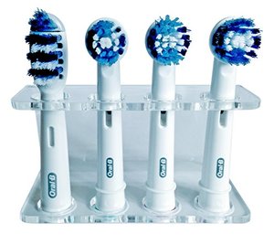 Support de tête de <span class=keywords><strong>brosse</strong></span> à dents <span class=keywords><strong>ORAL</strong></span> <span class=keywords><strong>B</strong></span> en lucite, comptoir en perspex, support pour 4 têtes de <span class=keywords><strong>brosse</strong></span> à dents, support transparent en acrylique pour tête de <span class=keywords><strong>brosse</strong></span> à dents électrique - Product Image 3