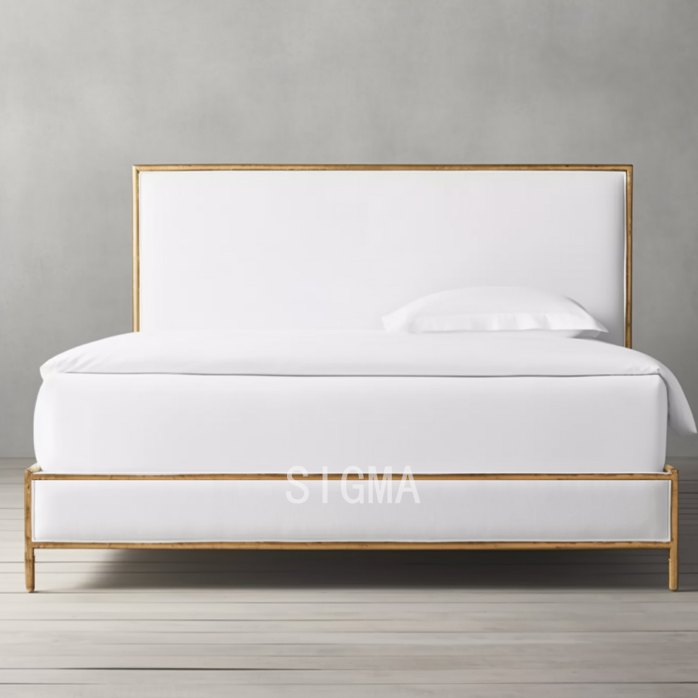 New design  Luxury home bedroom furniture set Bedroom furniture metal bed