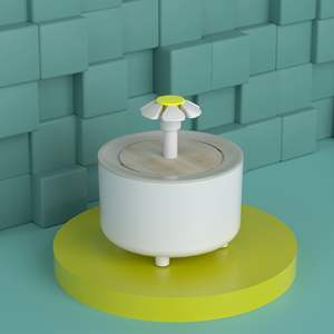 <span class=keywords><strong>Bebedero</strong></span> Inteligente para <span class=keywords><strong>Gatos</strong></span> con Diseño Floral, Flujo Circulante y Filtrado con Bomba Automática, Enchufable para Agua Fresca - Product Image 4