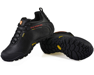 Scarpe da <span class=keywords><strong>Trekking</strong></span> in Vera Pelle per Uomo Sneakers Outdoor Traspiranti per Arrampicata - Product Image 3