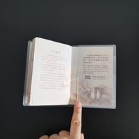 Porte-passeport en PVC personnalisé étanche, porte-carte de passeport en plastique personnalisé, couverture en PVC