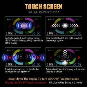 Machine à tatouer <span class=keywords><strong>rotative</strong></span> professionnelle à entraînement direct Ambition Lutin 3,5/4 mm avec batterie de tatouage S1 Plus 2400 mAh et bracelet - Product Image 5