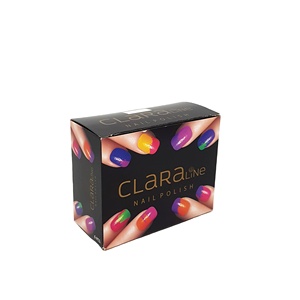 Offset พิมพ์หรูหราและหรูหราเล็บกล่องออกแบบกล่องกระดาษที่กำหนดเอง Oem สีขาวกล่อง - Product Image 3