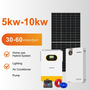Complete <b>Solar</b> <b>Kit</b> 5KW 10KW 110V 220V AC Split Off Grid <b>Power</b> Generation and Storage <b>Solar</b> Energy System - Product Image 1