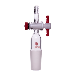 Adaptateurs de vide avec PTFE Stopcock14 #19 #24 # ou 29 # utilisés pour réguler le débit de gaz ou de liquides dans les systèmes de réaction - Product Image 4