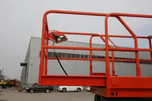 Small Raised 13.8 Meters Mobile Lift Truck Electric Hydraulic Lift Table Self-walking Scissor Fork Lifting Platform