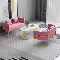 Fauteuil de Salon de Luxe pour Maison, Fauteuil et Canapé de Chambre à Coucher, Zone d'Attente de Réception, Fauteuil Monoplace Moderne pour Salon
