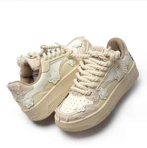 Zapatillas Deportivas de Malla Transpirable con Cordones, Estilo Casual Versátil para Parejas, Ideales para Skateboarding, Tendencia de Primavera - Product Image 5