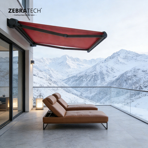 Techo Retráctil Automático con Certificaciones CE y OEKO-TEX 100 para Pérgola de Aluminio Moderna y de Lujo, Gazebo, Balcón, Terraza, Uso en Exteriores - Product Image 1