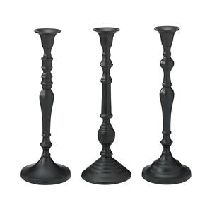 Chandelier à 1 brûleur en aluminium noir, H 29 cm, assorti - Product Image 1