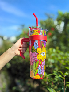 Termo de vacío de acero inoxidable para coche de 40Oz transfronterizo, gran capacidad, alto valor de Color, diseño Simple, succión de hielo <span class=keywords><strong>Bully</strong></span> - Product Image 5