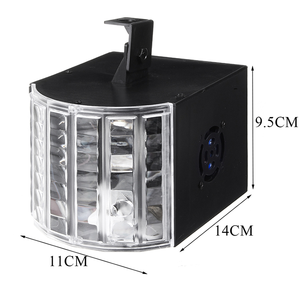 20W DMX512 RGBYPW Disco Party Wedding Lights <span class=keywords><strong>Stage</strong></span> Mini Laser LED Derby Light Projector - Product Image 2