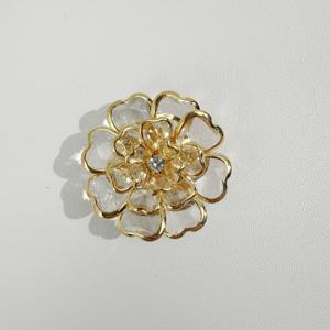 2025新しいトレンド高品質大サイズラインストーン花型シャツボタンカバーマルチカラーノベルティカフリンクスギフトエンゲージメント - Product Image 5