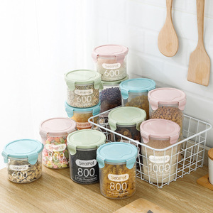 SealPot Food Storage <b>Containers</b> 1000 1500Ml Airtight Clip On Lid For Kitchen Grains Snacks - Product Image 2