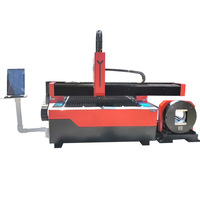 Machine de découpe laser CNC industrielle 3015 6015 6 kW à prix abordable pour tôles et tubes métalliques avec dispositif rotatif de 6 m