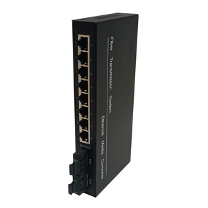 TiNCAM 2 * GF + 8GE RJ45 convertisseur de média commutateur intelligent 20km 1310nm convertisseur de média émetteurs-récepteurs à fibre optique pour caméra IP NVR - Product Image 3